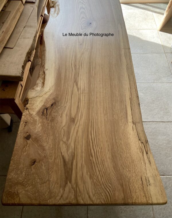 Planche bois massif frêne pour bureau table 200cm